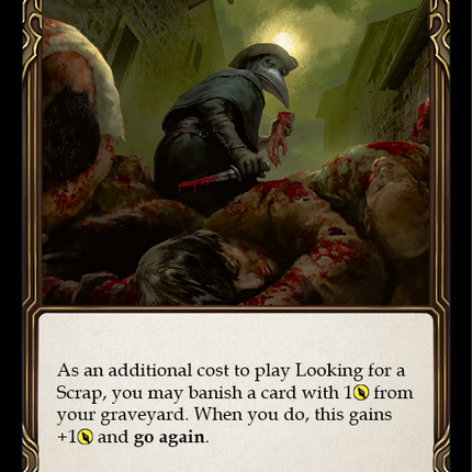 Looking for a Scrap (Red) [OUT195] (Outsiders)  Rainbow Foil