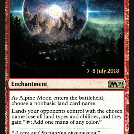 Alpine Moon [Core Set 2019 Prerelease Promos]