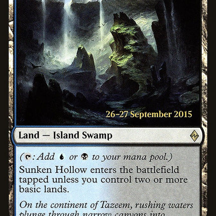Sunken Hollow [Battle for Zendikar Prerelease Promos]