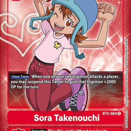 Sora Takenouchi [BT2-084] (Buy-A-Box Promo) [Release Special Booster Ver.1.0 Promos]