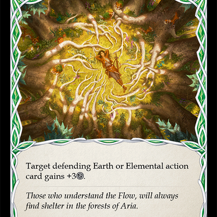 Summerwood Shelter (Yellow) [ELE126] (Tales of Aria)  1st Edition Rainbow Foil