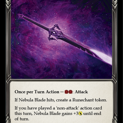 Nebula Blade [LGS011-P] (Promo)  1st Edition Cold Foil