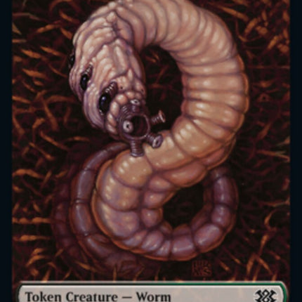 Worm // Knight Double-Sided Token [Double Masters 2022 Tokens]