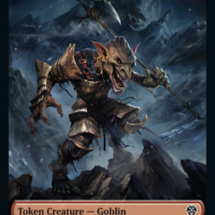 Saproling // Goblin Double-Sided Token [Dominaria United Tokens]