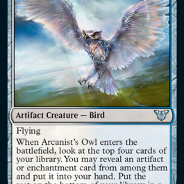 Arcanist's Owl [Kamigawa: Neon Dynasty Commander]