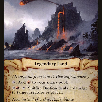 Vance's Blasting Cannons // Spitfire Bastion [Ixalan]