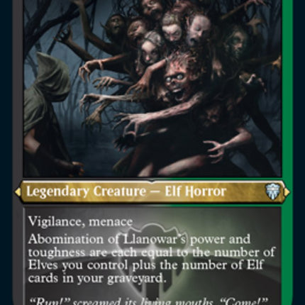 Abomination of Llanowar (Etched) [Commander Legends]
