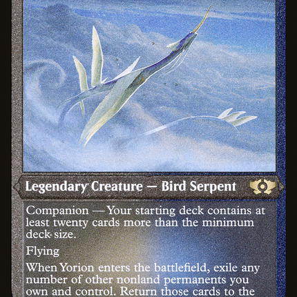 Yorion, Sky Nomad (Foil Etched) [Multiverse Legends]