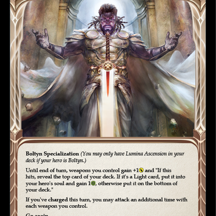 Lumina Ascension [U-MON034-RF] (Monarch Unlimited)  Unlimited Rainbow Foil
