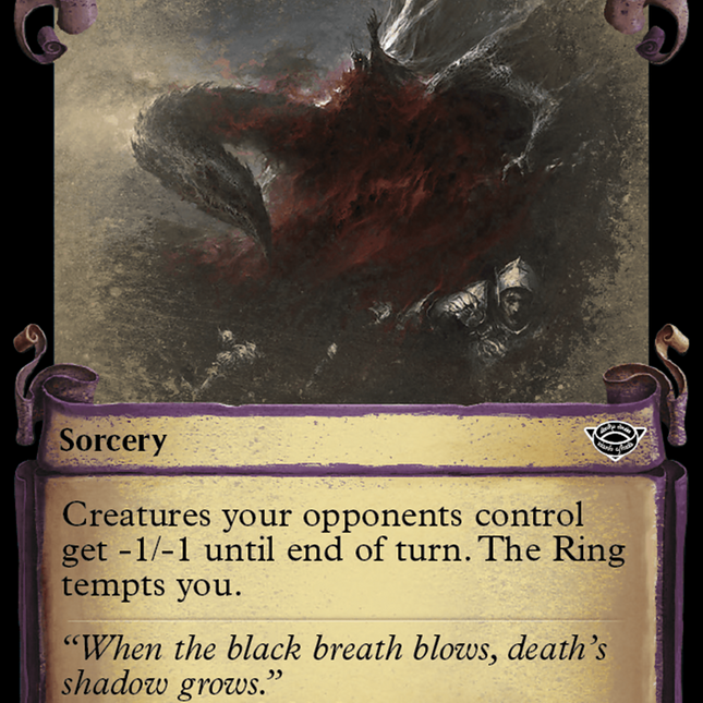 The Black Breath [The Lord of the Rings: Tales of Middle-Earth Showcase Scrolls]