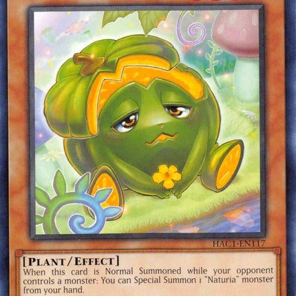 Naturia Pumpkin (Duel Terminal) [HAC1-EN117] Parallel Rare