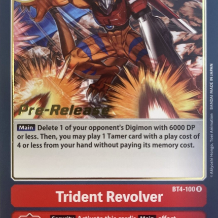 Trident Revolver [BT4-100] [Great Legend Pre-Release Promos]
