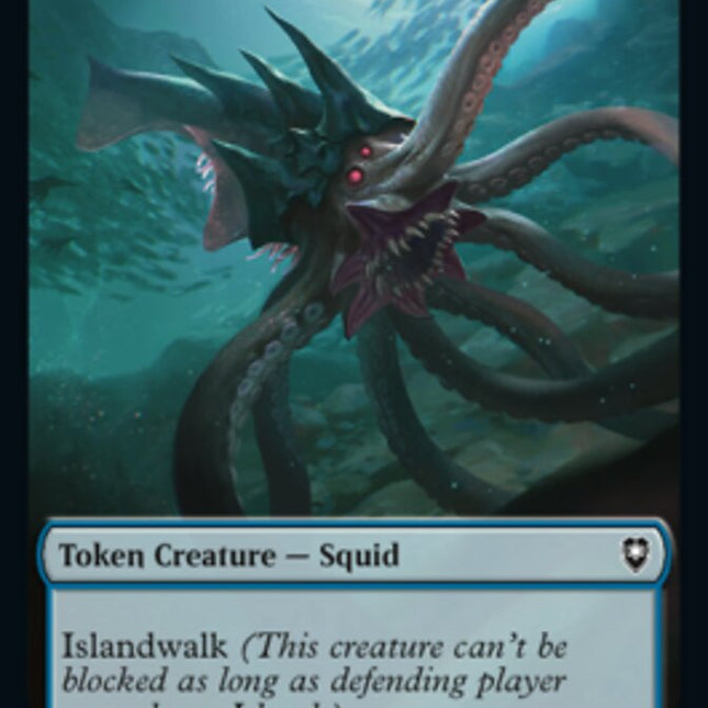 Squid // Copy Double-Sided Token [Commander Legends: Battle for Baldur's Gate Tokens]