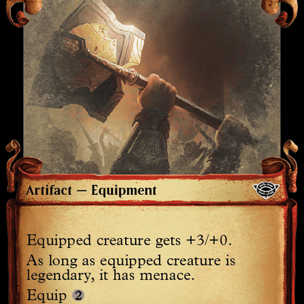 Gimli's Axe [The Lord of the Rings: Tales of Middle-Earth Showcase Scrolls]