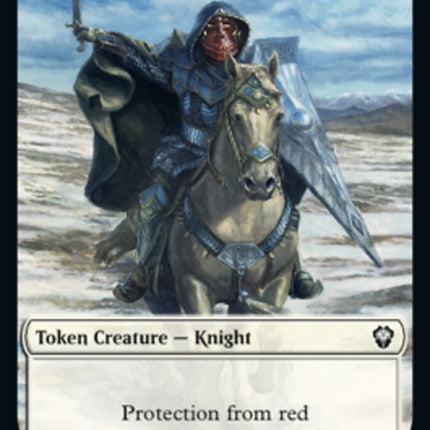 Saproling // Knight Double-Sided Token [Dominaria United Tokens]