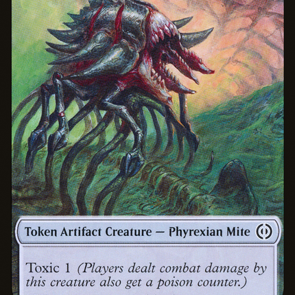Phyrexian Mite (012) // The Hollow Sentinel Double-Sided Token [Phyrexia: All Will Be One Tokens]