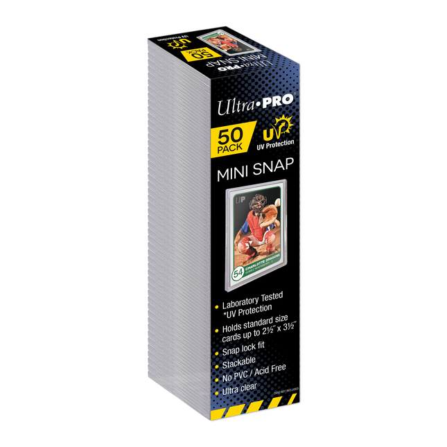 Ultra PRO: UV Mini Snap Card Holder (50ct-Pack)