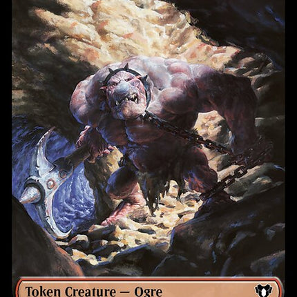 Eldrazi Spawn // Ogre Double-Sided Token [Commander Masters Tokens]