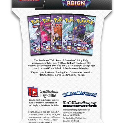 Sword & Shield: Chilling Reign - Sleeved Booster Pack
