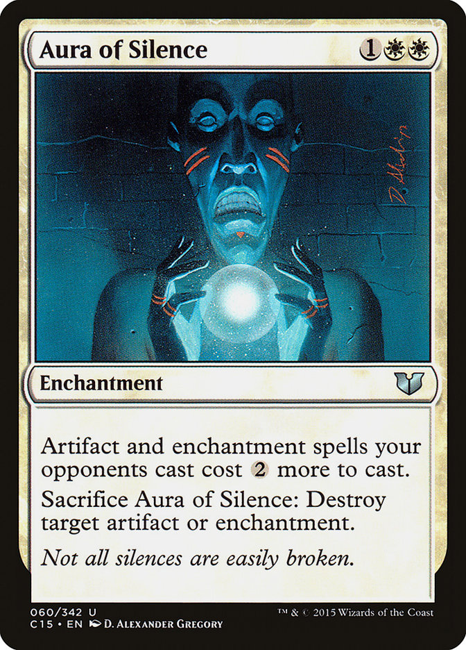 Aura of Silence [Commander 2015] – TokenMTG