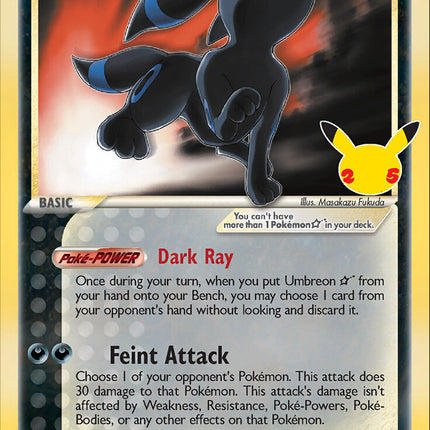 Umbreon (17/17) (Star) [Celebrations: 25th Anniversary - Classic Collection]