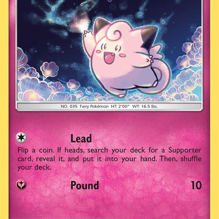shiny clefairy pokemon card Clefairy (38/68) [Sun & Moon: