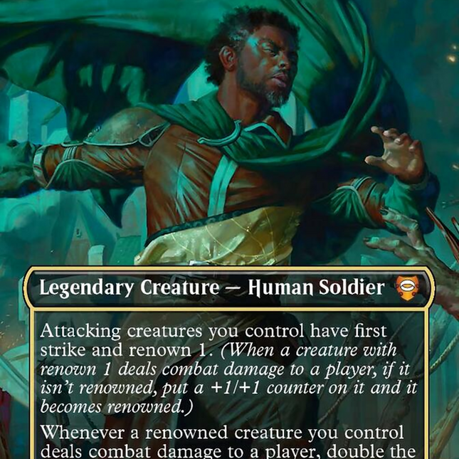 Aragorn, Hornburg Hero (Borderless) [The Lord of the Rings: Tales of Middle-Earth Commander]