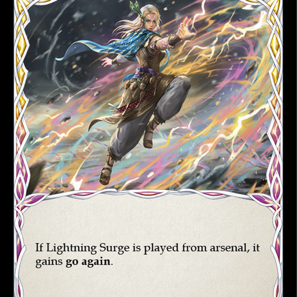 Lightning Surge (Blue) [U-ELE191] (Tales of Aria Unlimited)  Unlimited Normal