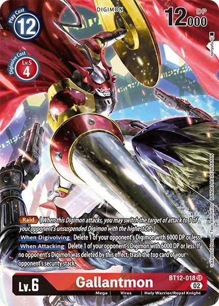 digimon card game gallantmon [BT12-018] (Alternate Art) [Across Time] – TokenMTG 4 from LV5 Pick Your Spot:Spot 6 Pokemon Card Pescragon / business