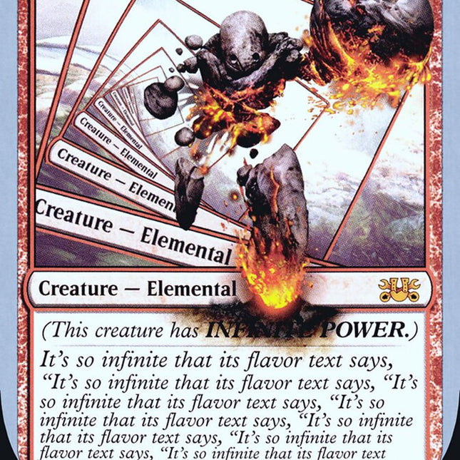 Infinity Elemental (Unfinity Foil Edition) [The List] – TokenMTG