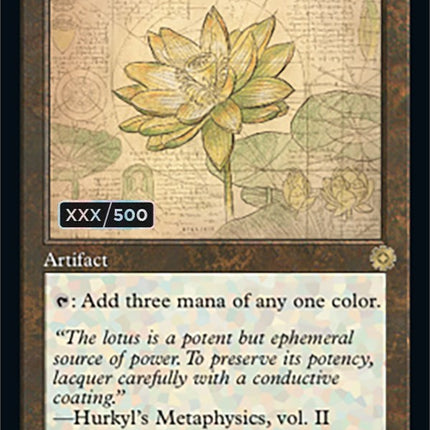 Gilded Lotus (Retro Schematic) (Serialized) [The Brothers' War Retro Artifacts]
