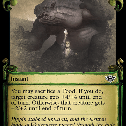 Pippin's Bravery [The Lord of the Rings: Tales of Middle-Earth Showcase Scrolls]