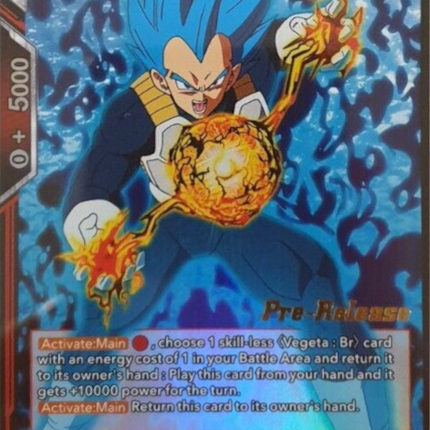SSB Vegeta, Technique Unchained (BT11-009) [Vermilion Bloodline Prerelease Promos]
