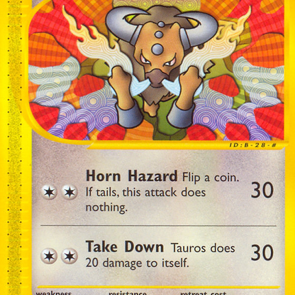 Tauros (133/165) [Expedition: Base Set]