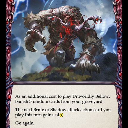 Unworldly Bellow (Red) [MON150] (Monarch)  1st Edition Normal