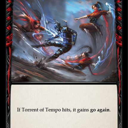 Torrent of Tempo (Yellow) [U-CRU070] (Crucible of War Unlimited)  Unlimited Rainbow Foil