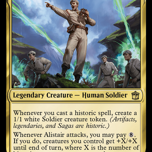 Alistair, the Brigadier (Surge Foil) [Doctor Who]