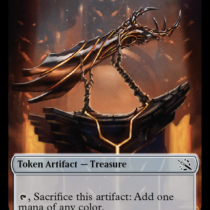 Treasure (21) // Knight Double-Sided Token [March of the Machine Tokens]