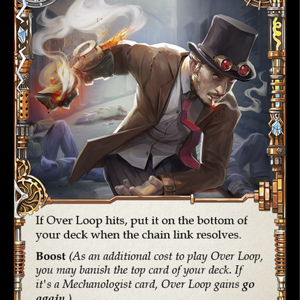 Over Loop (Blue) [U-ARC022] (Arcane Rising Unlimited)  Unlimited Rainbow Foil