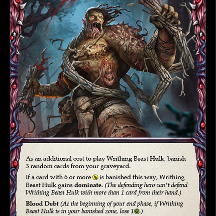 Writhing Beast Hulk [LEV016] (Monarch Levia Blitz Deck)