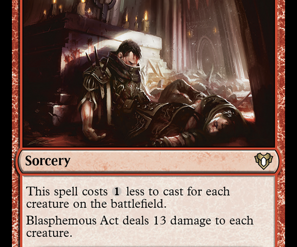 Blasphemous Act [Commander Masters] – TokenMTG