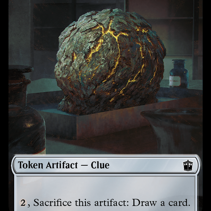 Human Rogue // Clue (0021) Double-Sided Token [Doctor Who Tokens]