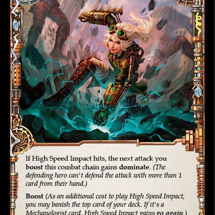 High Speed Impact (Red) [U-CRU106] (Crucible of War Unlimited)  Unlimited Normal