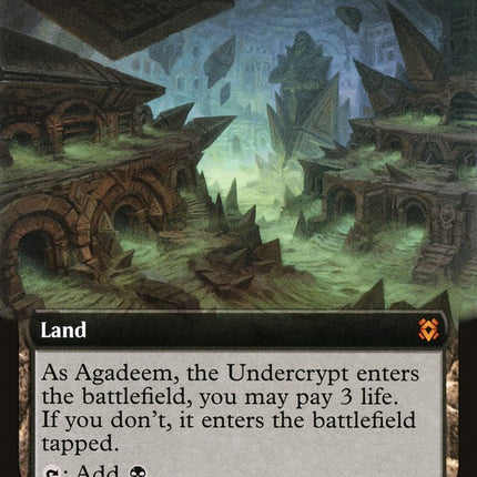 Agadeem's Awakening // Agadeem, the Undercrypt (Extended Art) [Zendikar Rising]