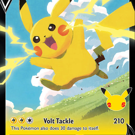 Pikachu V (SWSH143) (Celebrations) [Sword & Shield: Black Star Promos]