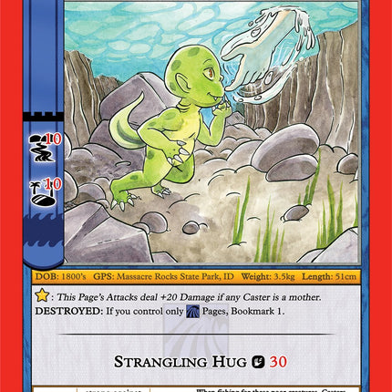 Water Baby Of Massacre Rock [Cryptid Nation: Nightfall First Edition Tribal Theme Decks]