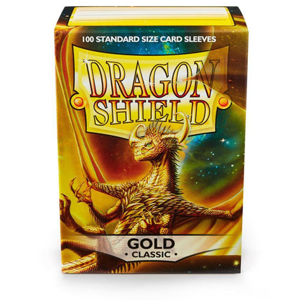 Dragon Shield Classic Sleeve - Gold ‘Pontifex’ 100ct