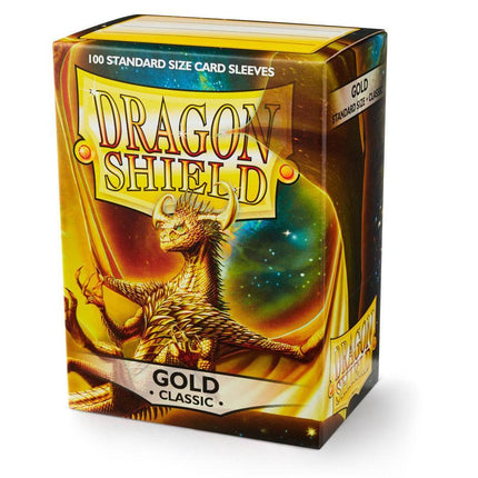 Dragon Shield Classic Sleeve - Gold ‘Pontifex’ 100ct