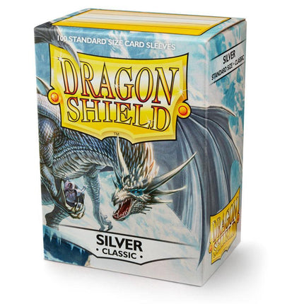 Dragon Shield Classic Sleeve - Silver ‘Mirage’ 100ct
