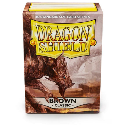 Dragon Shield Classic Sleeve - Brown ‘Brakish’ 100ct